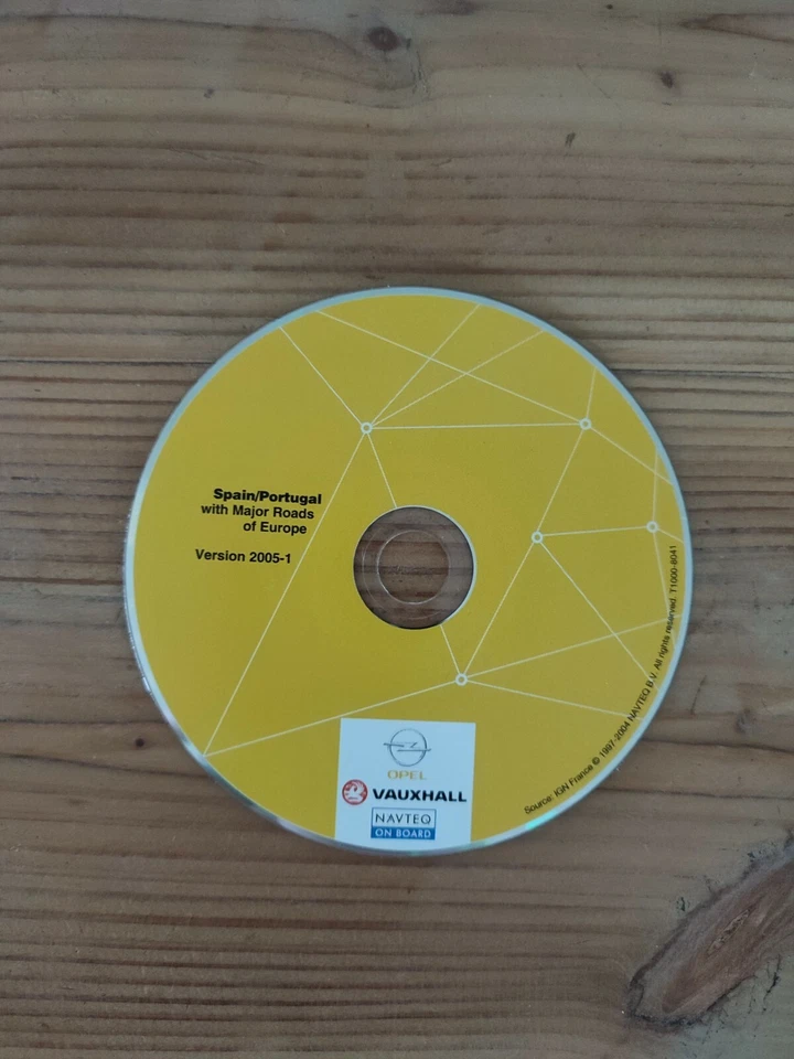 OPEL Navigation CD NCDR NCDC  SPANIEN PORTUGAL + MAJOR ROADS OF EUROPE 2005 - Bild 1 von 1