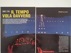 Clipping Ritaglio Articolo 1994 BMW 740i Il Tempo Vola Davvero - Top Car - Picture 1 of 5