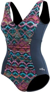 Dolfin Women's Size 10 V-Neck Printed Front Panel Morocco Size 10 - Picture 1 of 1