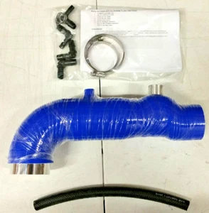 Perrin Turbo Inlet Hose Silicone for 02-07 WRX /04-20 STi /Forester XT Blue NEW - Foto 1 di 1