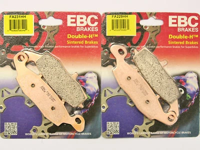 EBC HH Front Brake Pads Fits Suzuki DL650 DL1000 V-Strom VStrom FA229HH FA231HH Foto 1 de 2