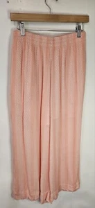 Pantalones para mujer Anthropologie Maeve pequeños rosa 100 % viscosa tirón en pierna ancha - Imagen 1 de 5
