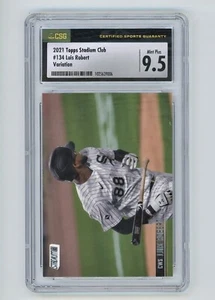 2021 Topps Stadium Club LUIS ROBERT SSP Image Variation CSG 9.5 White Sox #134 - Picture 1 of 2