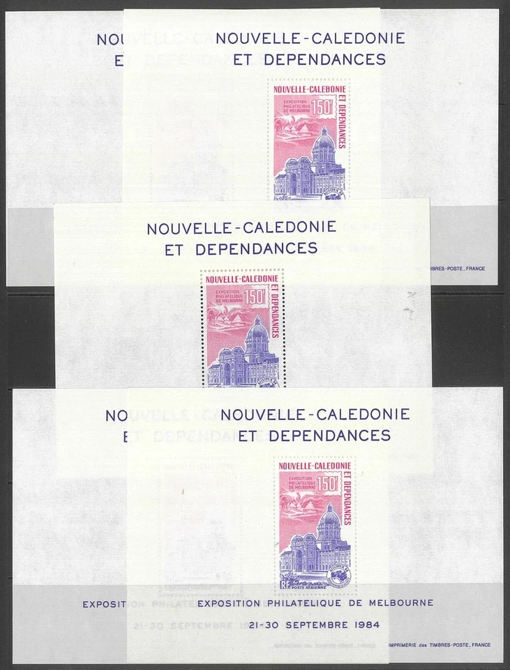 New Caledonia 1984 Ausipex Bulk Lof of 5 Mini Sheets Scott C200a MUH 28-2* - Image 1 of 1