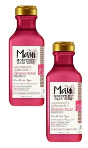 2 Bottles Maui Moisture Shampoo Lightweight Hydration Hibiscus Water Size 13 oz - Picture 1 of 24