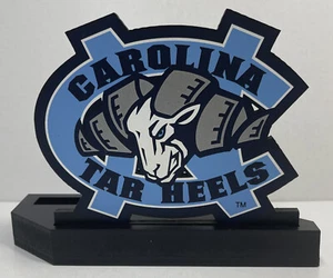 NORTH CAROLINA TAR HEELS LICENSED SHELIA'S NCAA FOOTBALL WOOD PLAQUE/SIGN - Picture 1 of 8
