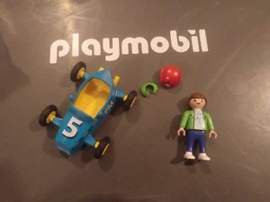 PLAYMOBIL NIÑOCON COCHE DE CARRERA EN BOLSA CERRADA - Picture 1 of 1