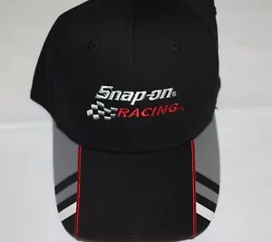 Snap-On Racing Tools Logo Black, Grey & Red Voltage Baseball Hat Cap ~ NEW ~ #22 - Picture 1 of 5