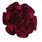 Berisfords 275 Wine Ribbon Ruched Rosettes - per pack of 6