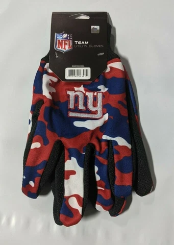New York Giants Camouflage Sports Utility Gloves Work gardening NEW CAMO Cover