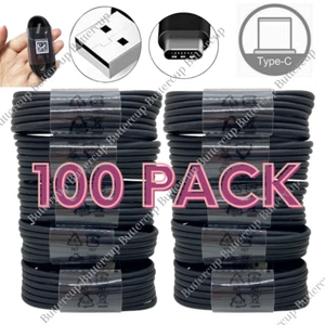 100x USB Type C Fast Charging Charger Cable For Samsung Galaxy S8 S9 S10 S20 S21 - Picture 1 of 11