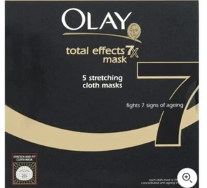 Olay Total Effects Mask 7-in-1 Anti-Ageing 5 Stretching Cloth Masks - Picture 1 of 3