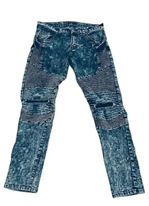 Buckle Black Premium Mens Jeans Slim Flex Moto Jeans 32 X 32 Denim Stretch - Picture 1 of 13