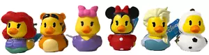 Disney Rubber Duck Jeep Duck Duckalooz Lot of 6 Different Characters Toys 3" NEW - Picture 1 of 2