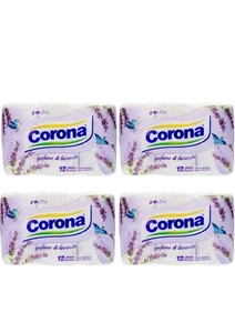 48 Maxi Rollen Krone Toilettenpapier Reine Zellulose Duft Lavendel 2 Schleier - Bild 1 von 3