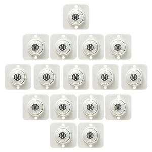  16 STÜCKE Selbstklebende Pastenscheibe Mini Swivel Caster Räder für - Bild 1 von 12