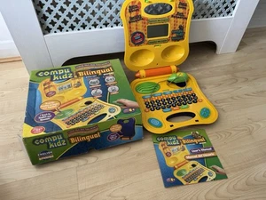 NEUF Compu Kidz outil d'apprentissage bilingue anglais/espagnol jouet d'apprentissage de la langue - Photo 1/8
