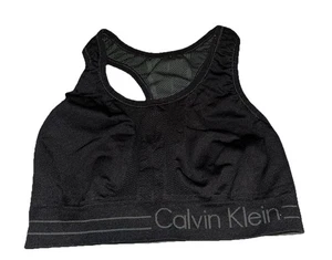 Sujetador deportivo pulóver reversible Calvin Klein XS/S negro y gris - Imagen 1 de 5