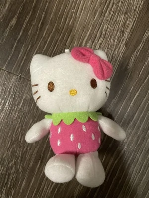 Small Strawberry Hello Kitty Plush - Image 1 of 4