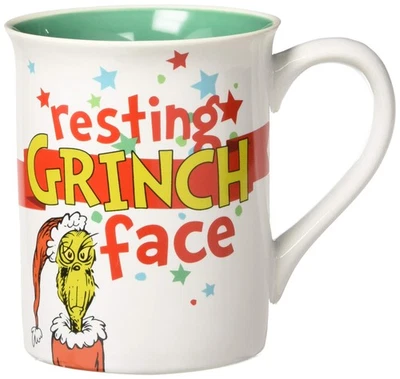 Resting Grinch Face Mug, 16 Ounce - Image 1 of 2
