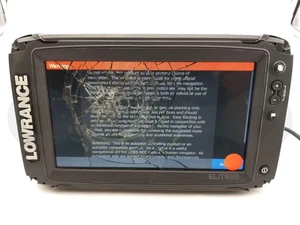 LOWRANCE ELITE 9 TI2 BOAT HEAD UNIT MULTIFUNCTION FISHFINDER SCREEN DISPLAY 9" - Picture 1 of 7