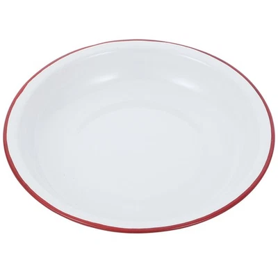  Campinggeschirr Aus Emaille Emaille-Backgeschirr Dessert-Servierschüssel - Bild 1 von 4