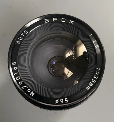 Beck 35mm f2.8 SLR lens Contax/Yashica C/Ymount - Image 1 of 4