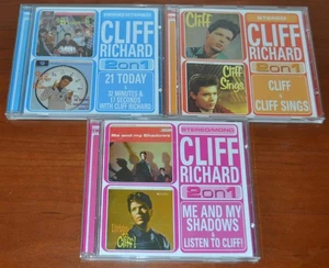 Cliff Richard EMI 2on1 3 CD Bundle - Listen To Cliff / Cliff Sings / 21 Today - Imagen 1 de 6