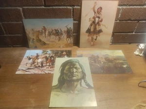 Lot Of Native American Indians & Buffalo Bill Postcards  - Picture 1 of 4