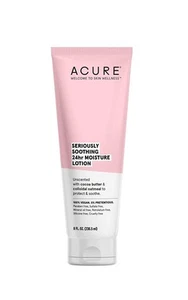 Acure Seriously Soothing 24Hr Moisture Lotion Unscented Vegan 8 Fl Oz - Picture 1 of 6