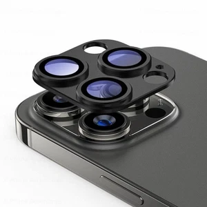 Metal Lens Hollow Ring Camera Protector Glass Film Fr iPhone 15 Pro Max 14 Alloy - Picture 1 of 17