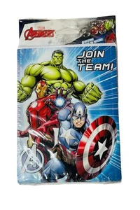 NEW MARVEL AVENGERS 8 BIRTHDAY PARTY INVITATIONS THANK YOU POSTCARDS & ENVELOPES - Picture 1 of 8