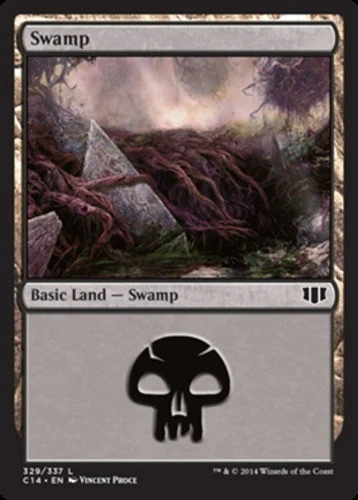 Swamp (329) - Commander 2014 #329/337 MTG Magic The Gathering - Image 1 of 1