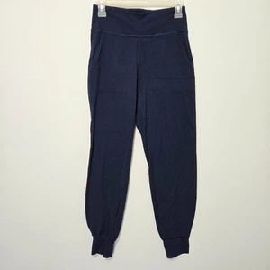 Lululemon Align High Rise Joggers Size 6 Navy Blue Nulu Athleisure Gym Active - Picture 1 of 11