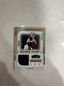 Muestras de boletos de novato Ian Book 2021 Panini Contenders - Imagen 1 de 2