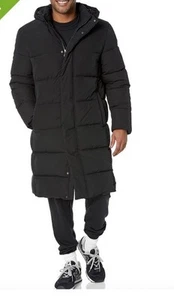 5XLT 5X Men’s Puffer Jacket Coat Insulated Hooded Pockets Big & Tall Plus Size - Picture 1 of 11