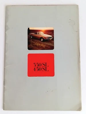 Folleto Mercedes 350SL, 450SL. Mercedes Benz 350 SL & 450 SL  Foto 1 de 4