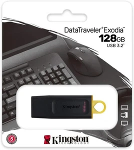 Pen Drive Usb 128Gb Kingston Chiavetta Backup foto documenti - Foto 1 di 1