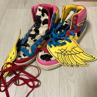 adidas Jeremy Scott Wings Sneakers Men US9（27cm） Rare Winged Design Used No Box - Photo 1/4
