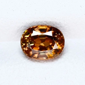 1.28 Ct World class Perfect Oval 6.1 x 4.8 MM Brown Sri Lanka Natural Zircon - Picture 1 of 5