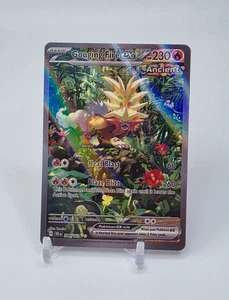 Custom Glossy HOLO Gouging Fire Card Gouging Fire EX READ DESCRIPTION BELOW - Picture 1 of 2