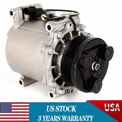 A/C Compressor For Mitsubishi Eclipse 2.4L 2000 2001 2002 2003-2005 CO 10596AC Foto 1 de 4