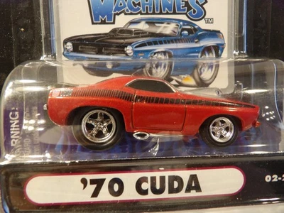 Plymouth 'Cuda 2002 Funline Mercancía Inc. 1970 MÁQUINAS MUSCULARES 1:64 Foto 1 de 4