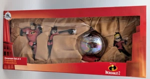 Incredibles 2 Ornament 4er Set Disney Store Limited Edition Neu in OVP Pixar - Bild 1 von 13