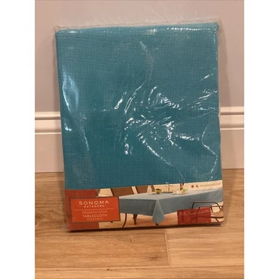 Sonoma Outdoors Indoor / Outdoor Table Cloth Easley Blue 70”Brand New Sealed - Image 1 of 4