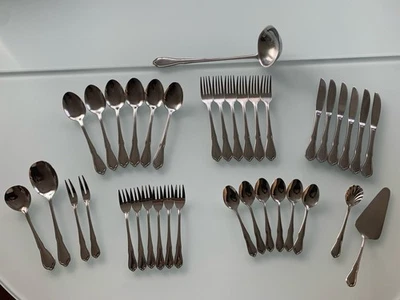 Besteck, Nivella 18/10, Solingen, Edelstahl Rostfrei, 37 Teile - Bild 1 von 4