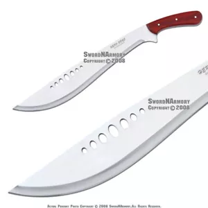 Full Tang Combat Bolo KUKHRI Machete Fixed Blade Messer Kurzschwert mit Scheide - Bild 1 von 3