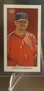 Jim Edmonds 2023 Topps 206 High Series Mini Polar Bear St. Louis Cardinals - Picture 1 of 2