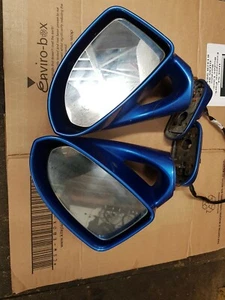 VAUXHALL CORSA VXR ELECTRIC WING MIRRORS PAIR ARDEN BLUE D MODEL 2007 - Picture 1 of 4