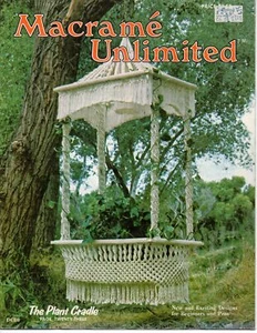 Vintage 70s Macrame Unlimited, Pattern Instruction Booklet, Plant Hangers, etc - Picture 1 of 12